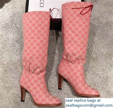 pink Gucci boots